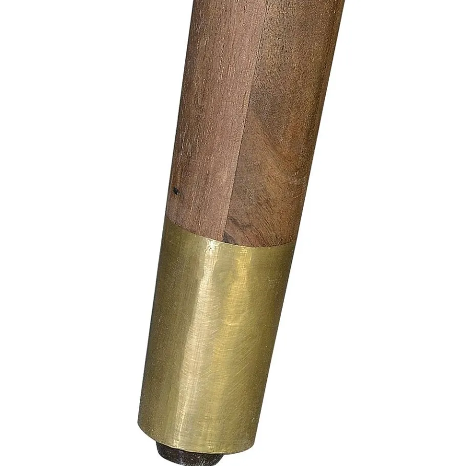 Outlet Wohnen Design Schreibtisch aus Mangoholz und Metall - Filurina