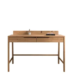 Outlet Wohnen Design Schreibtisch aus Massivholz Wildeiche - Laida