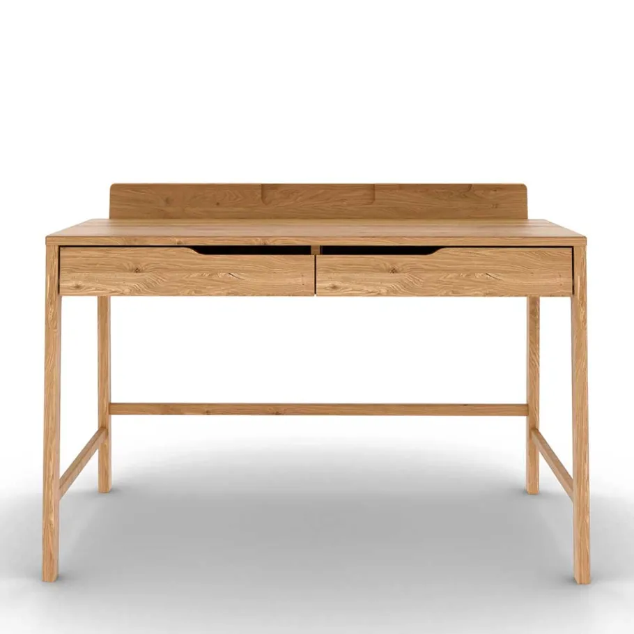Outlet Wohnen Design Schreibtisch aus Massivholz Wildeiche - Laida