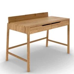 Outlet Wohnen Design Schreibtisch aus Massivholz Wildeiche - Laida
