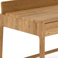 Outlet Wohnen Design Schreibtisch aus Massivholz Wildeiche - Laida