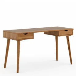 Outlet Wohnen Design Schreibtisch aus Wildeiche Massivholz - Fabijola