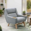 Sale Wohnen Design Sessel in Hellgrau - Crutina