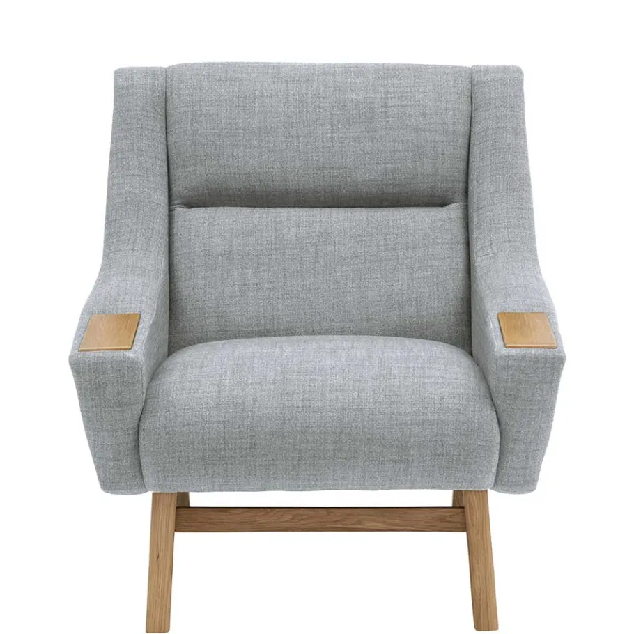 Sale Wohnen Design Sessel in Hellgrau - Crutina