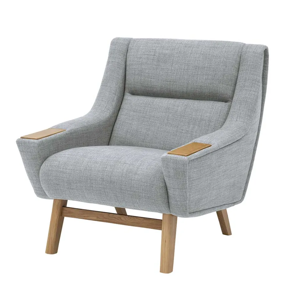 Sale Wohnen Design Sessel in Hellgrau - Crutina