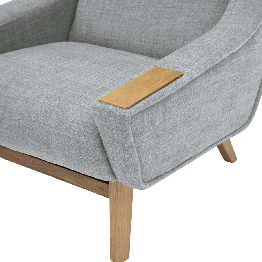Sale Wohnen Design Sessel in Hellgrau - Crutina