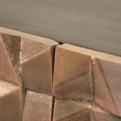 Best Wohnen Design Sideboard in Bronze und Mango Natur - Bensez