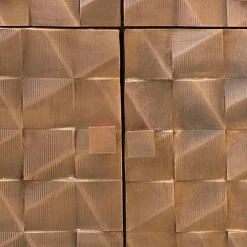 Best Wohnen Design Sideboard in Bronze und Mango Natur - Bensez