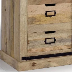 Outlet Wohnen Design Sideboard mit Glas Schiebetüren - Draschna