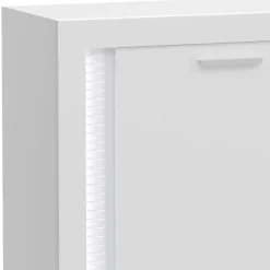Sale Wohnen Design Sideboard mit LED in Weiß Hochglanz - Gomata