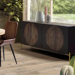 Best Wohnen Design Sideboard mit Mandala Schnitzerei - Synessa