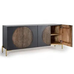 Best Wohnen Design Sideboard mit Mandala Schnitzerei - Synessa