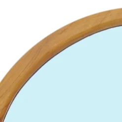 Discount Wohnen Design Spiegel aus Teak & Rattan - Vilrada