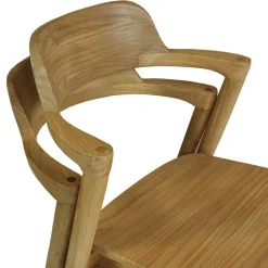 Hot Wohnen Design Stuhl aus Sungkai Holz - Bottaro