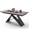 Best Wohnen Design Tisch mit Keramikplatte Holz Optik - Cateyna