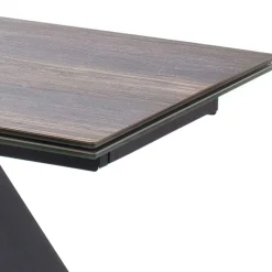 Best Wohnen Design Tisch mit Keramikplatte Holz Optik - Cateyna