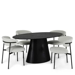 Sale Wohnen Design Tischgruppe modern - Vuschea (fünfteilig)