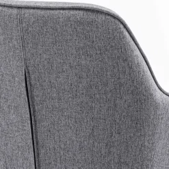 Clearance Wohnen Design Tischsessel drehbar in Grau - Fiorenca (2er Set)