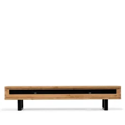 Best Wohnen Design TV Lowboard aus Eiche gebürstet & geölt - Ventida