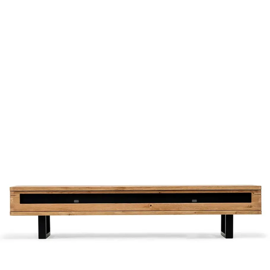 Best Wohnen Design TV Lowboard aus Eiche gebürstet & geölt - Ventida