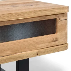 Best Wohnen Design TV Lowboard aus Eiche gebürstet & geölt - Ventida