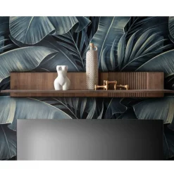 Sale Wohnen Design Wandboard in Braun geölt - Malawi