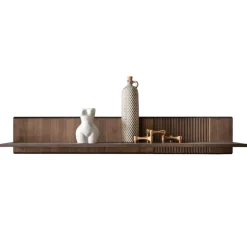 Sale Wohnen Design Wandboard in Braun geölt - Malawi
