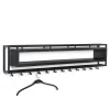 Hot Wohnen Design Wandgarderobe mit Ablagefach in Schwarz - Acke I