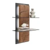 Best Wohnen Design Wandregal mit Beleuchtung - Drinidad