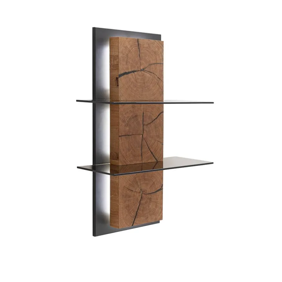 Best Wohnen Design Wandregal mit Beleuchtung - Drinidad