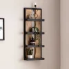 Best Wohnen Design Wandregal mit vier Ablagen - Heraklion