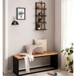 Best Wohnen Design Wandregal mit vier Ablagen - Heraklion