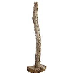Best Wohnen Design Weinregal aus Holzstamm Teak massiv - Teako