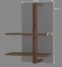 Outlet Wohnen Design Wohnkombination mit Licht - Caldri (dreiteilig)