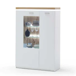 Outlet Wohnen Design Wohnkombination mit Licht - Caldri (dreiteilig)