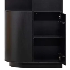 Clearance Wohnen Design Wohnzimmerschrank links abgerundet - Niwidus