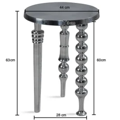Online Wohnen Design-Beistelltisch aus Aluminium - Coway