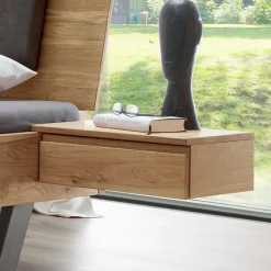 Sale Wohnen Designbett & Hänge-Nachttische - Aryvano (dreiteilig)
