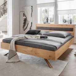 Sale Wohnen Designbett in Wildeiche - Mutsu