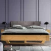 Sale Wohnen Designbett mit Holzkufen aus Kiefer gelaugt - Ravilon