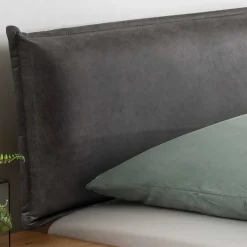 Online Wohnen Designbett mit zwei Bettkästen aus Wildeiche - Zennian (dreiteilig)