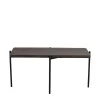 Outlet Wohnen Designer Couchtisch aus Esche Massivholz in Braun - Viana