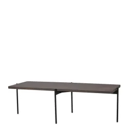 Outlet Wohnen Designer Couchtisch aus Esche Massivholz in Braun - Viana