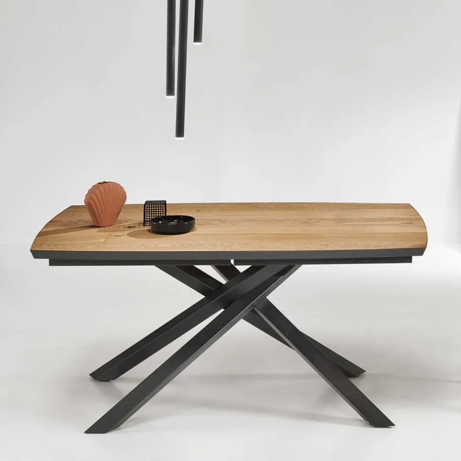 Best Wohnen Designer Esstisch mit Mikado Fußgestell - Autonum