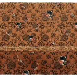 Wohnen Designer Sofa mit Wiedehopf Vogel & Blumen - Fanos