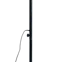 Wohnen Designer Stehlampe in Schwarz & Messingfarben - Milana