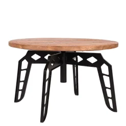 Sale Wohnen Designer Wohnzimmertisch mit runder Holzplatte - Vild