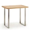 Wohnen Designer 120x80 Bartisch aus Wildeiche - Alamo