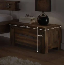 New Wohnen Designerbett Locester in Braun