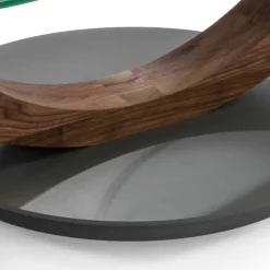 Clearance Wohnen Designertisch fürs Wohnzimmer mit runden Glasplatten - Emre